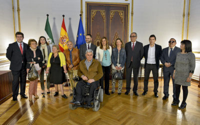 Susana Díaz se reúne con de las entidades miembro de CERMI-Andalucía.