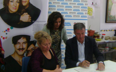 El Ayuntamiento firma un convenio para apoyar a Afesol