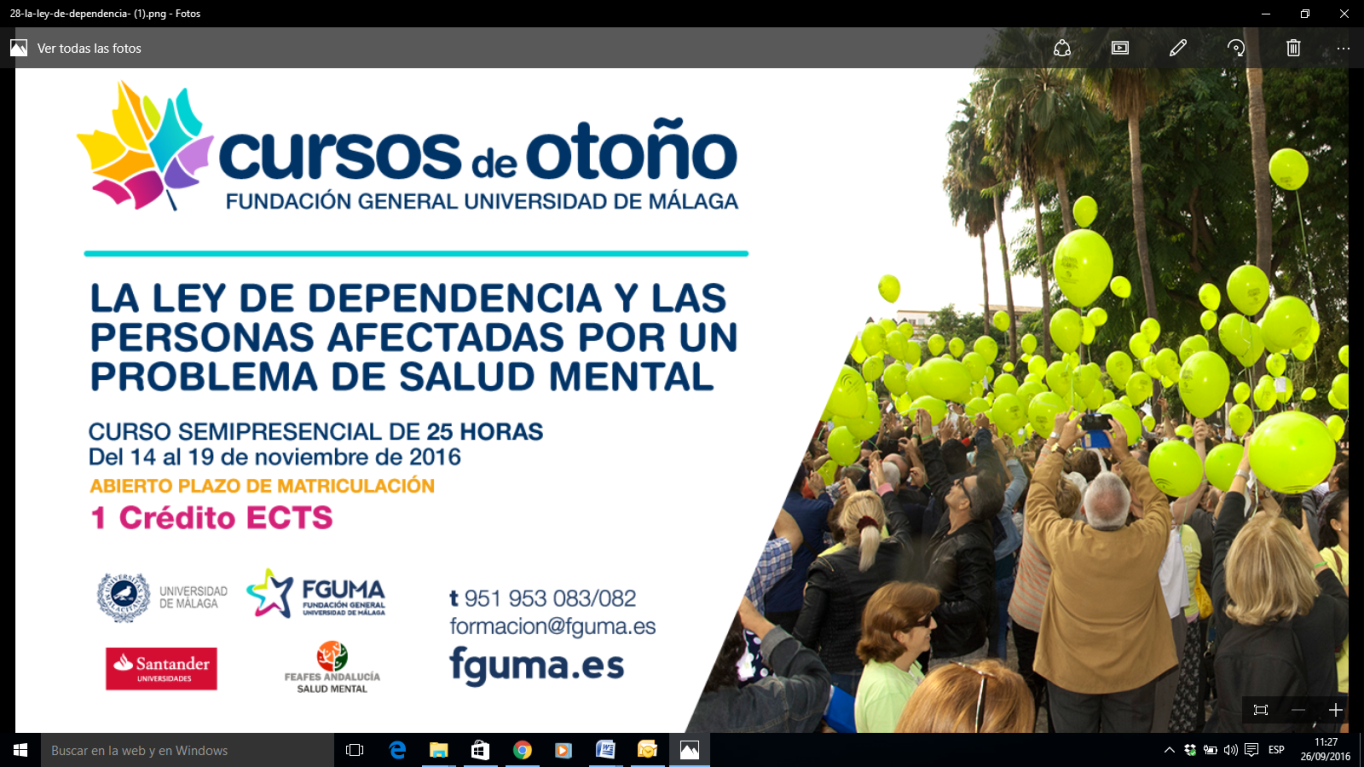 Curso sobre la Ley de Dependencia y las personas afectadas por un ...