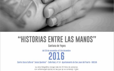 Una exposición recoge 20 historias de personas con enfermedad mental contadas entre las manos.