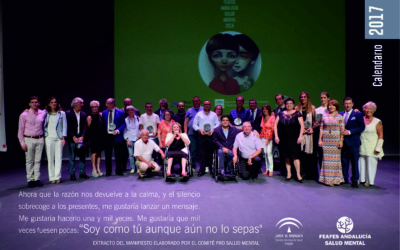 Los premiados por FEAFES protagonizan el calendario que lucha contra el estigma de la enfermedad mental.