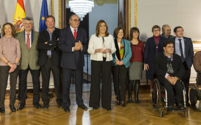 CERMI Andalucía traslada a la presidenta de la Junta las demandas y las necesidades del sector de la discapacidad para 2017