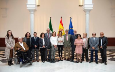 CERMI Andalucía aborda con la presidenta de la Junta la implantación del concierto social
