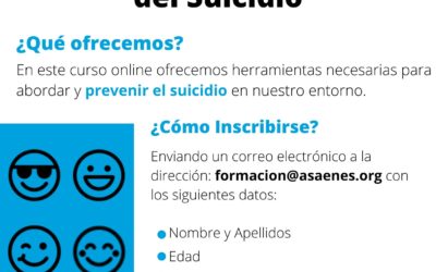 ASAENES pone en marcha un curso online sobre la prevención del suicidio
