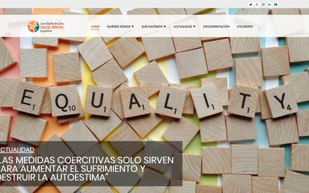 SALUD MENTAL ESPAÑA estrena nueva web corporativa con una imagen renovada
