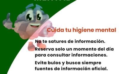 Consulta una vez al día las informaciones y solo de fuentes oficiales para protegernos de los bulos  #SaludMentalVsCovid19