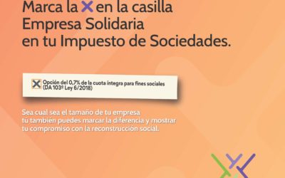 El Tercer Sector lanza una campaña para animar al sector empresarial a marcar la Casilla Empresa Solidaria en el Impuesto de Sociedades