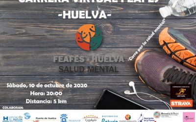 Participa en la carrera virtual por la salud mental organizada por Feafes Huelva