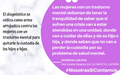 SALUD MENTAL ESPAÑA denuncia la violencia psicológica e institucional hacia las mujeres con trastorno mental que deciden ser madres