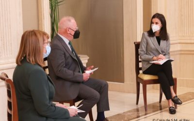 SALUD MENTAL ESPAÑA explica a la Reina Letizia en una audiencia en Zarzuela cómo está afectando la pandemia a la salud mental de las personas