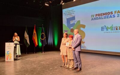 Asaenes premiada con los IV Premios Familias Andaluzas en lamodalidad de “Familias Corresponsables”