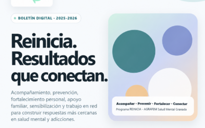 AGRAFEM presenta «Reinicia», un boletín digital que recoge resultados y aprendizajes para avanzar en salud mental y adicciones
